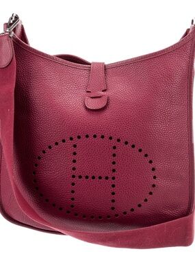 Authentic Hermes Clemence Evelyne 33- Tosca Leather